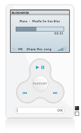 BlogMusik, o lo mas parecido a un iPod via internet.