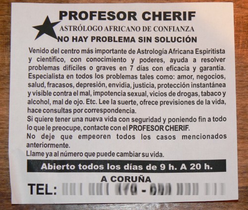 Profesor Cherif…