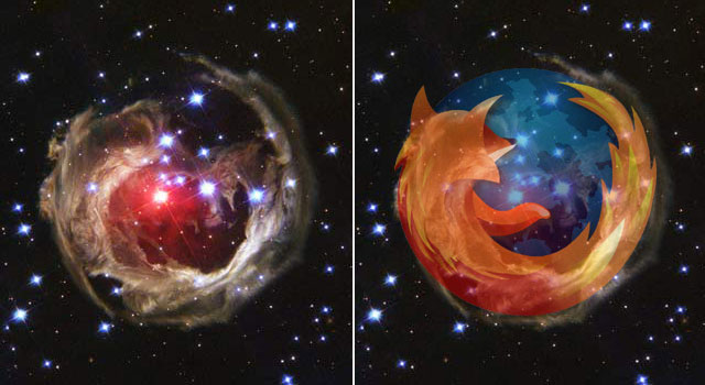 La estrella «Firefox»