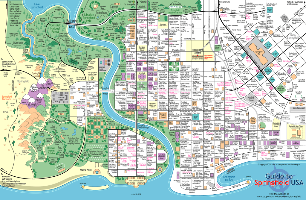 Mapa de Springfield