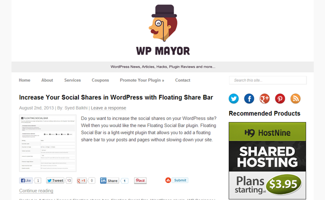 wordpress mayor website tips articles blog